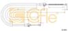 10.6891 COFLE Трос ручного гальма зад. Logan 04- Л=Пр. (барабан) (1667/1498) (фото 1)