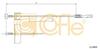 11.6809 COFLE Трос ручного гальма середній Trafic/Vivaro 01- (1887) (довг.база) (фото 1)