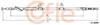17.4040 COFLE Трос ручного гальма зад. ACCORD 03- Пр. (1766/1565) (диск. тормоза) (фото 1)