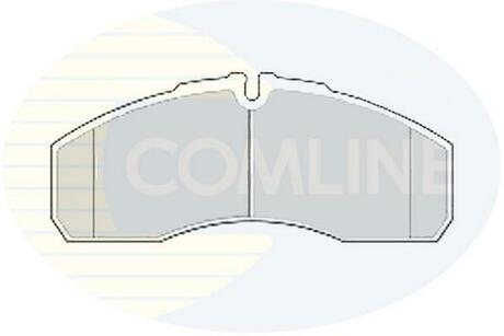 CBP01173 COMLINE Комплект тормозных колодок, дисковый тормоз