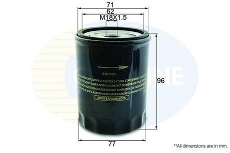 EOF035 COMLINE Масляний фільтр