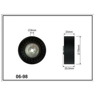 CX0698 CX BMW Ролик направляющий V-клинового ремня 1,8/2,5TDS M41/51 Omega B