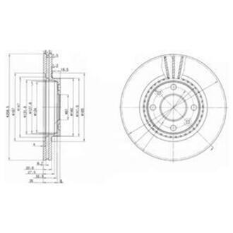BG2625 Delphi Тормозной диск