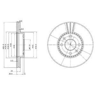 BG2693 Delphi Тормозной диск