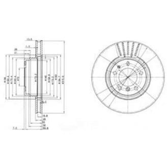 BG3039 Delphi Тормозной диск