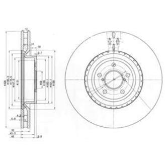 BG3818 Delphi Тормозной диск