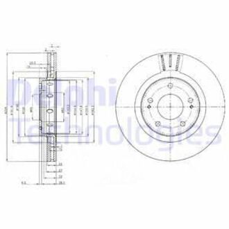 BG4038C Delphi Гальмівний диск