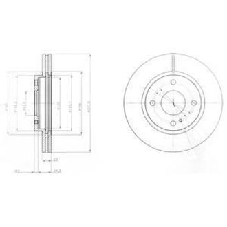 BG4170C Delphi Тормозной диск
