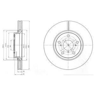 BG4236C Delphi Тормозной диск