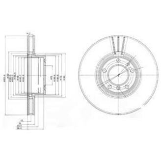 BG9005 Delphi Гальмівний диск