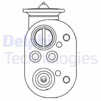 CB1001V Delphi Розширювальний клапан кондицiонера