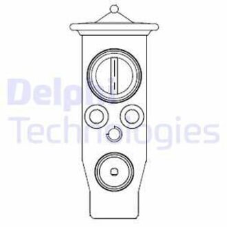 CB1013V Delphi Расширительный клапан, кондиционер