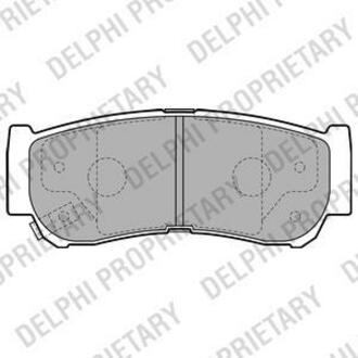 LP2049 Delphi Комплект тормозных колодок, дисковый тормоз