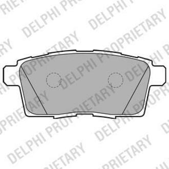LP2052 Delphi Комплект тормозных колодок, дисковый тормоз