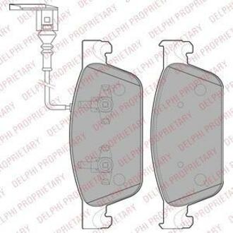 LP2199 Delphi Комплект тормозных колодок, дисковый тормоз