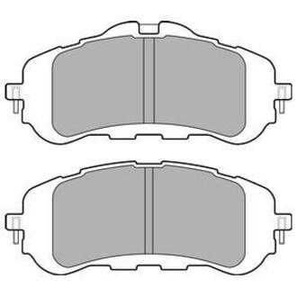 LP2506 Delphi Комплект тормозных колодок, дисковый тормоз