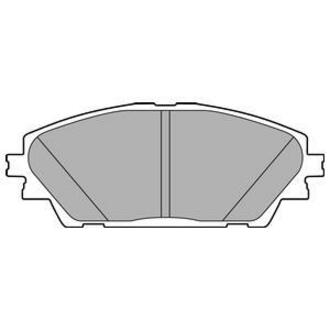 LP2701 Delphi Комплект тормозных колодок, дисковый тормоз