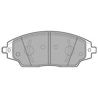 LP3192 Delphi Комплект тормозных колодок, дисковый тормоз