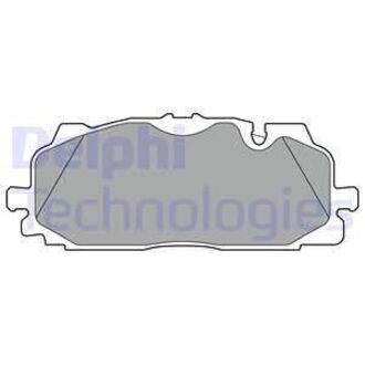 LP3302 Delphi Комплект тормозных колодок, дисковый тормоз