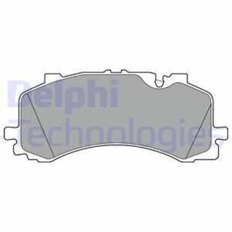 LP3307 Delphi Комплект тормозных колодок, дисковый тормоз