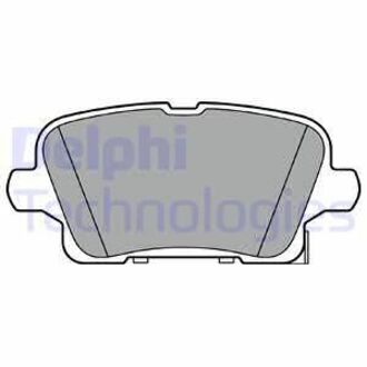 LP3373 Delphi Комплект тормозных колодок, дисковый тормоз