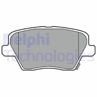 LP3386 Delphi Комплект тормозных колодок, дисковый тормоз
