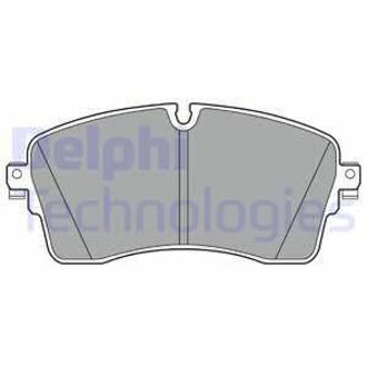 LP3395 Delphi Комплект тормозных колодок, дисковый тормоз