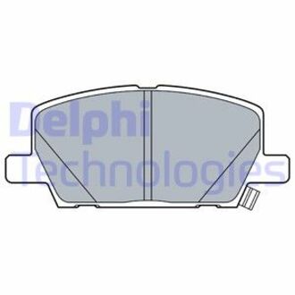 LP3482 Delphi Комплект тормозных колодок, дисковый тормоз