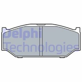 LP3544 Delphi Комплект тормозных колодок Перед SUZUKI SWIFT IV 1.2/1.6 10.10-