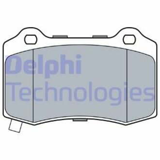 LP3547 Delphi Комплект тормозных колодок, дисковый тормоз