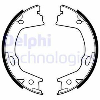 LS2153 Delphi Комплект колодок стояночного тормоза HYUNDAI GRANDEUR KIA OPTIMA SSANGYONG KORANDO 1.7D-3.3 04.05-