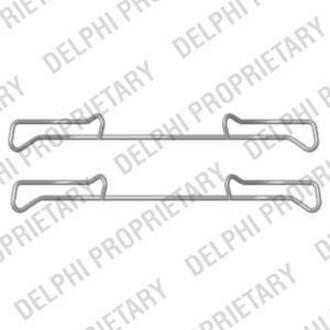 LX0436 Delphi Комплектуючі, колодки дискового тормоза