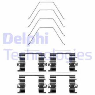 LX0669 Delphi Комплектующие, колодки дискового тормоза