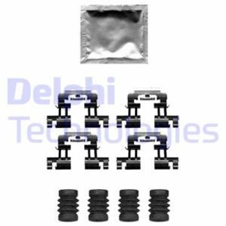 LX0677 Delphi Комплектуючі, колодки дискового тормоза