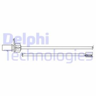LZ0302 Delphi Czujnik zużycia klocka hamulcowego pasuje do: PORSCHE MACAN 2.0/3.0D 02.14-