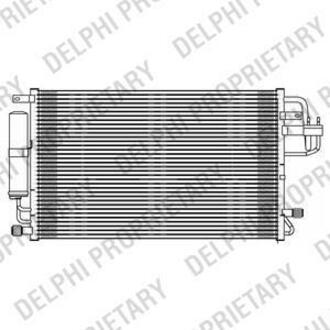TSP0225600 Delphi HYUNDAI Радиатор кондиционера Tucson,Kia Sportage 04-