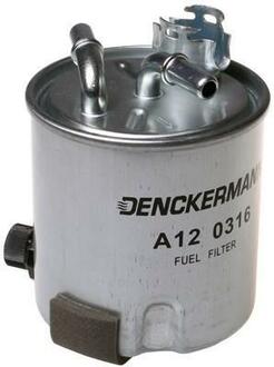 A120316 Denckermann Фільтр паливний RENAULT MEGANE II, SCENIC II 1.5, 2.0 DCI 05- (вир-во DENCKERMANN)