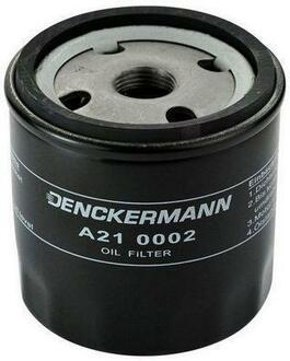 A210002 Denckermann Фільтр масляний двигуна LANOS, AVEO, LACETTI, NUBIRA, NEXIA (вир-во DENCKERMANN)