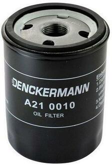 A210010 Denckermann Фільтр масляний двигуна FIAT BRAVO, DOBLO, PUNTO 95-05 (вир-во DENCKERMANN)