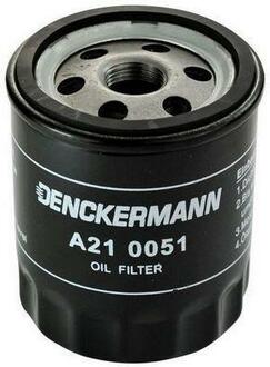 A210051 Denckermann Фільтр масляний SKODA FABIA 1.0-1.4I 99- (вир-во DENCKERMANN)