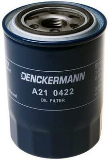A210422 Denckermann Фільтр масляний KIA SORENTO 2.5 CRDI 06-, HYUNDAI H1 2.5 CRDI 03-09 (вир-во DENCKERMANN)