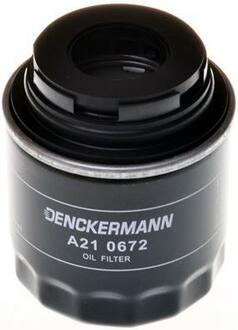 A210672 Denckermann Фільтр масляний двигуна VAG 1.2-1.4 TSI 07- (вир-во DENCKERMANN)