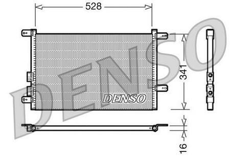 DCN01003 DENSO Радіатор кондиціонера