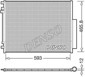 DCN01005 DENSO Радіатор кондиціонера