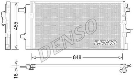 DCN02023 DENSO Радіатор кондиціонера
