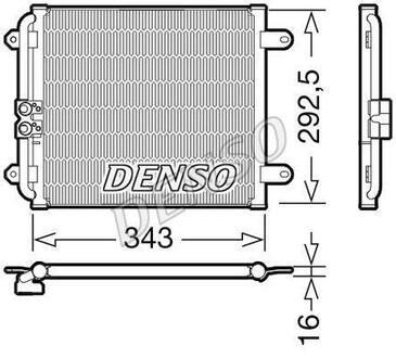 DCN02032 DENSO Радіатор кондиціонера