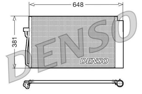 DCN05017 DENSO Радіатор кондиціонера