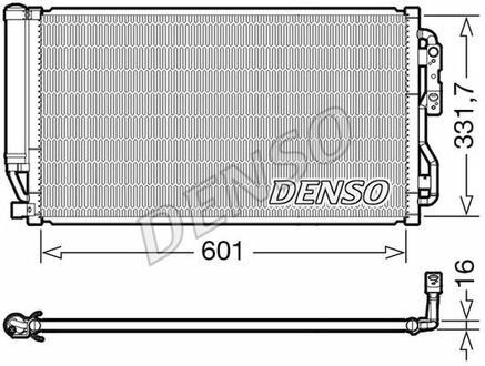 DCN05035 DENSO Радіатор кондиціонера