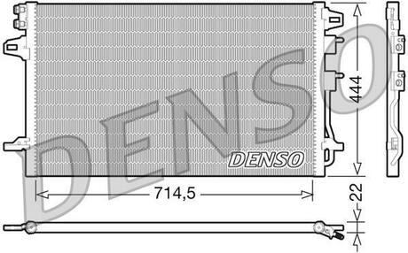 DCN06005 DENSO Конденсатор, кондиционер