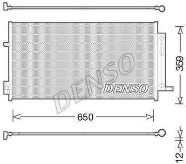 DCN06016 DENSO Конденсатор, кондиционер